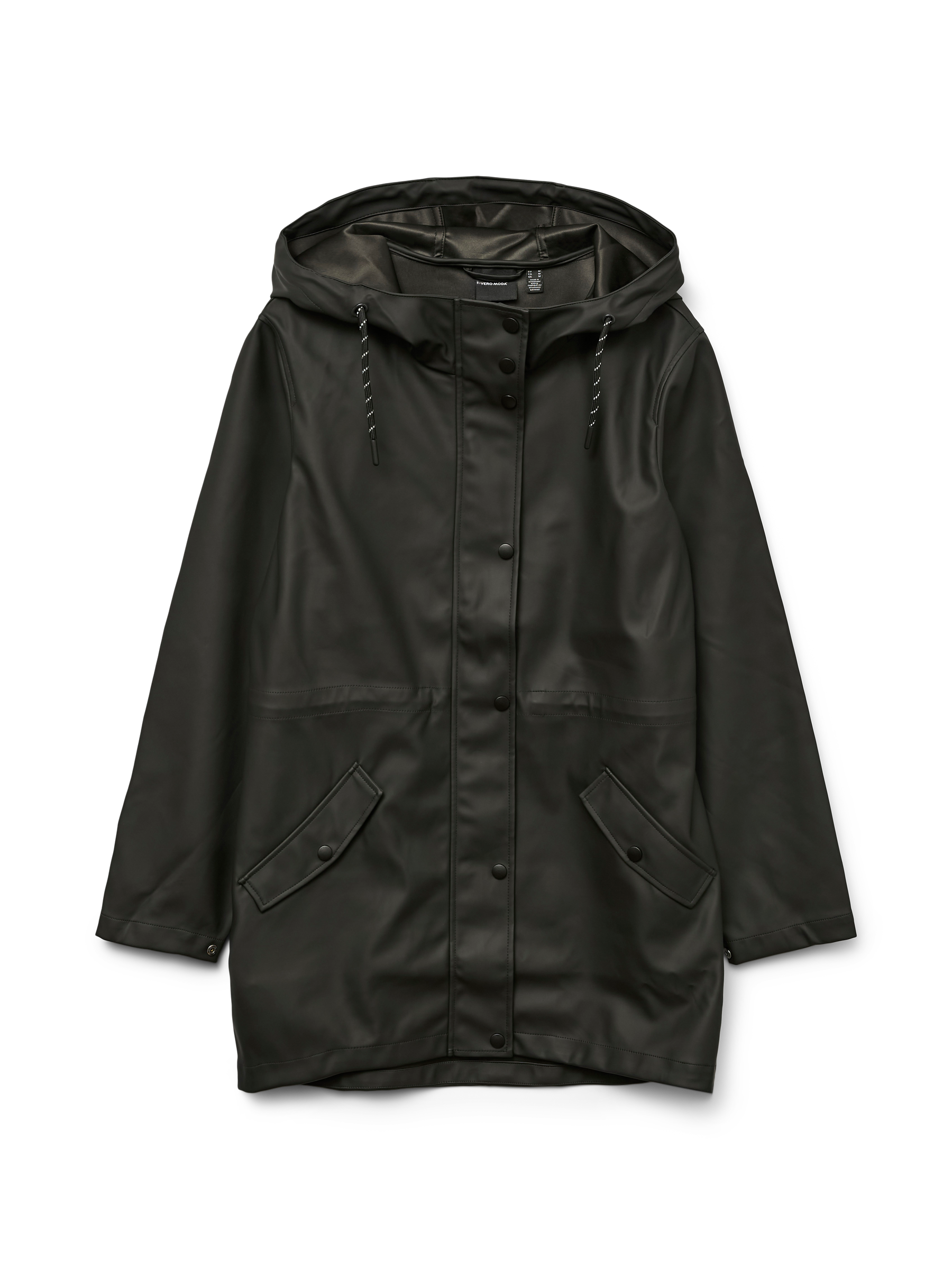VERO MODA VMMALOU coated jacket in balsam green - Image 3