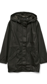 VERO MODA VMMALOU coated jacket in balsam green - Image 3