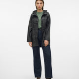 VERO MODA VMMALOU coated jacket in balsam green - Image 5