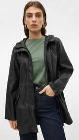 VERO MODA VMMALOU coated jacket in balsam green - Image 6