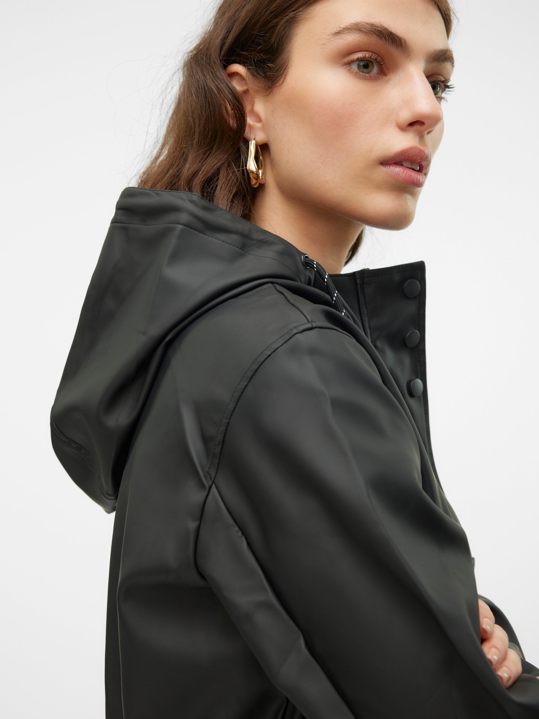 VERO MODA VMMALOU coated jacket in balsam green - Image 7