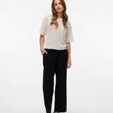 VERO MODA VMMANILA 2/4 o-neck pullover in birch - Image 4