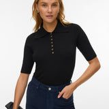 VERO MODA VMMARINA 2/4 poloneck pullover - winetasting melange