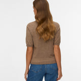 VERO MODA VMMARINA 2/4 roll neck pullover in black - Image 2