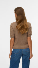 VERO MODA VMMARINA 2/4 roll neck pullover in black - Image 2