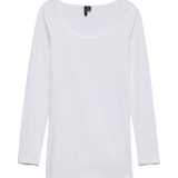 VERO MODA VMMAXI soft long u-neck in bright white - Image 3