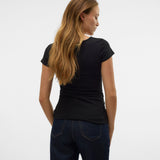 VERO MODA VMMAXI soft u-neck in black - Image 2