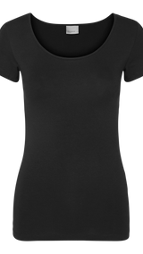 VERO MODA VMMAXI soft u-neck in black - Image 3