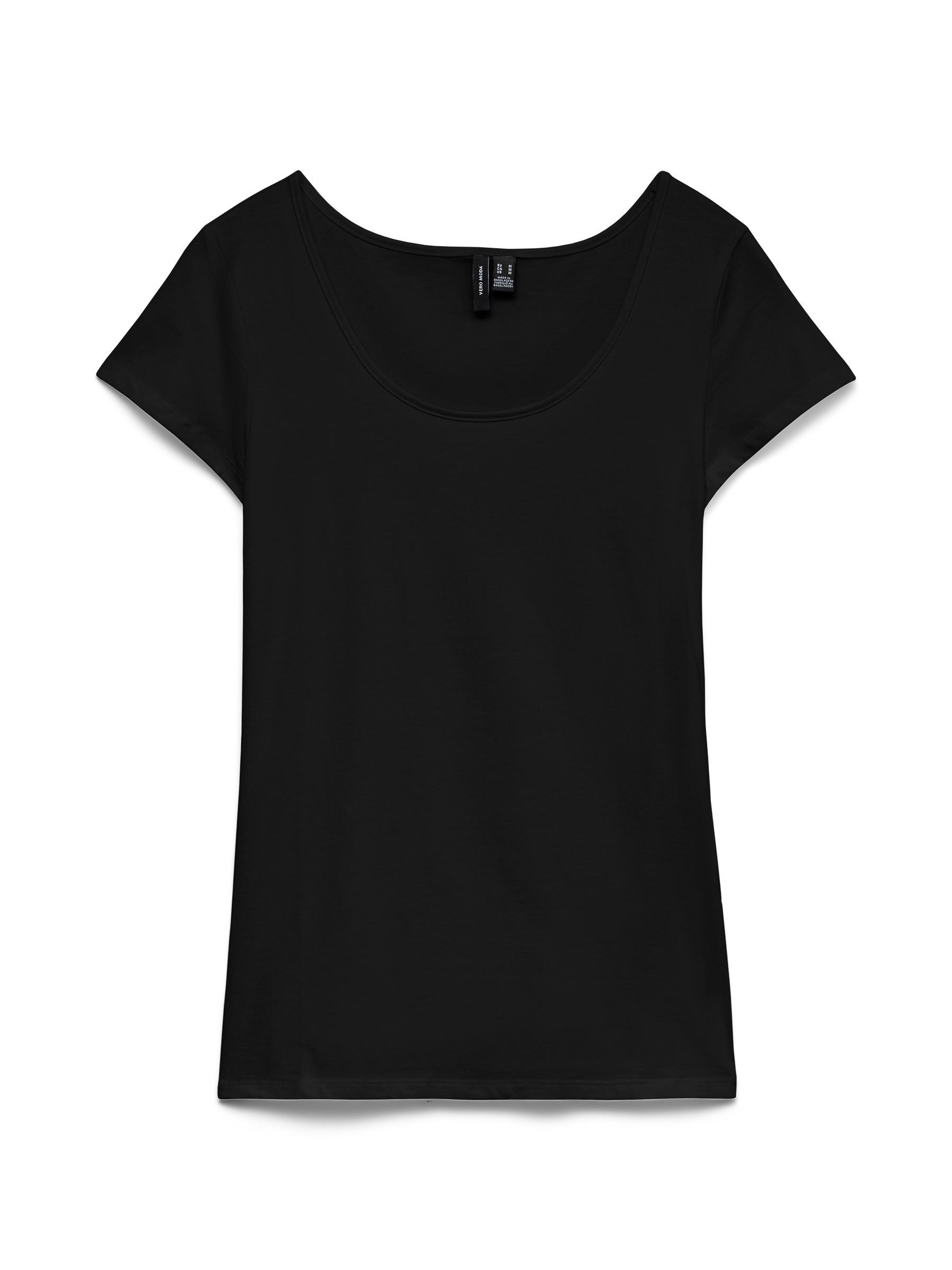 VERO MODA VMMAXI soft u-neck in black - Image 4