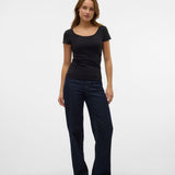 VERO MODA VMMAXI soft u-neck in black - Image 5