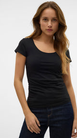 VERO MODA VMMAXI soft u-neck in black - Image 6