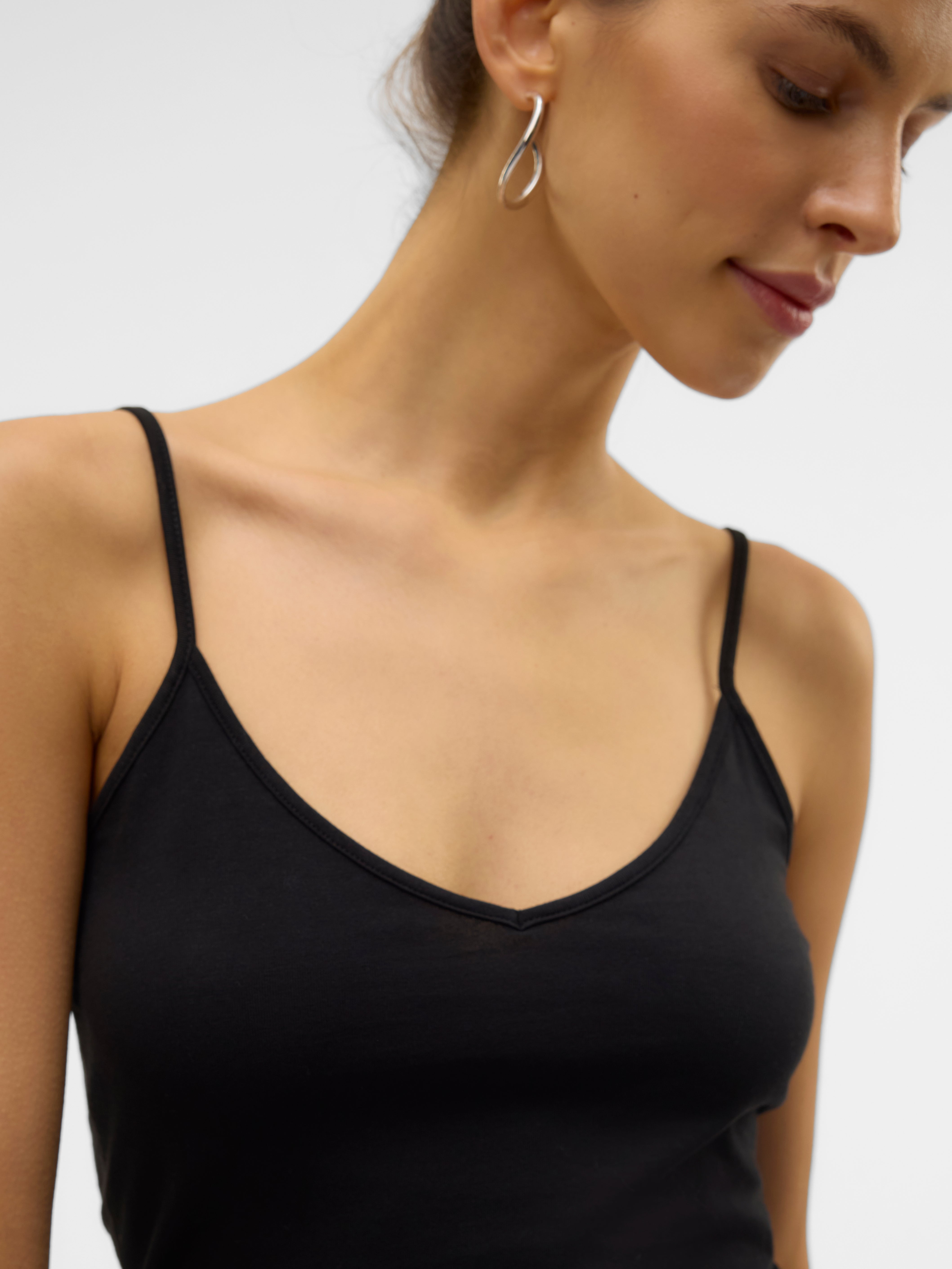 VERO MODA VMMAXI soft singlet - black