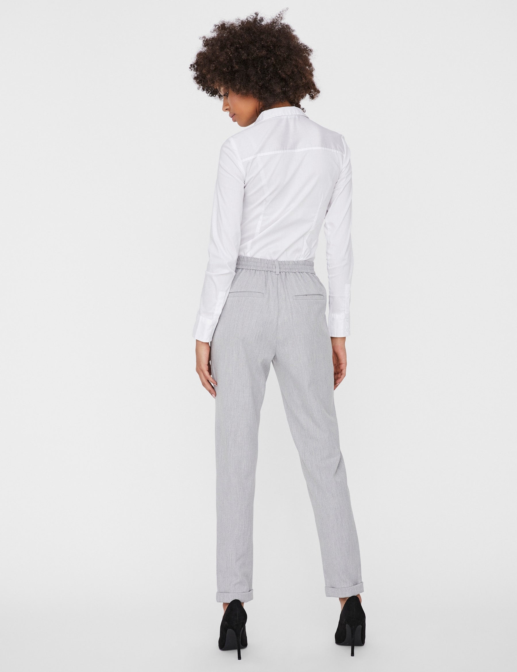 VERO MODA VMMAYA loose solid pant in black - Image 2