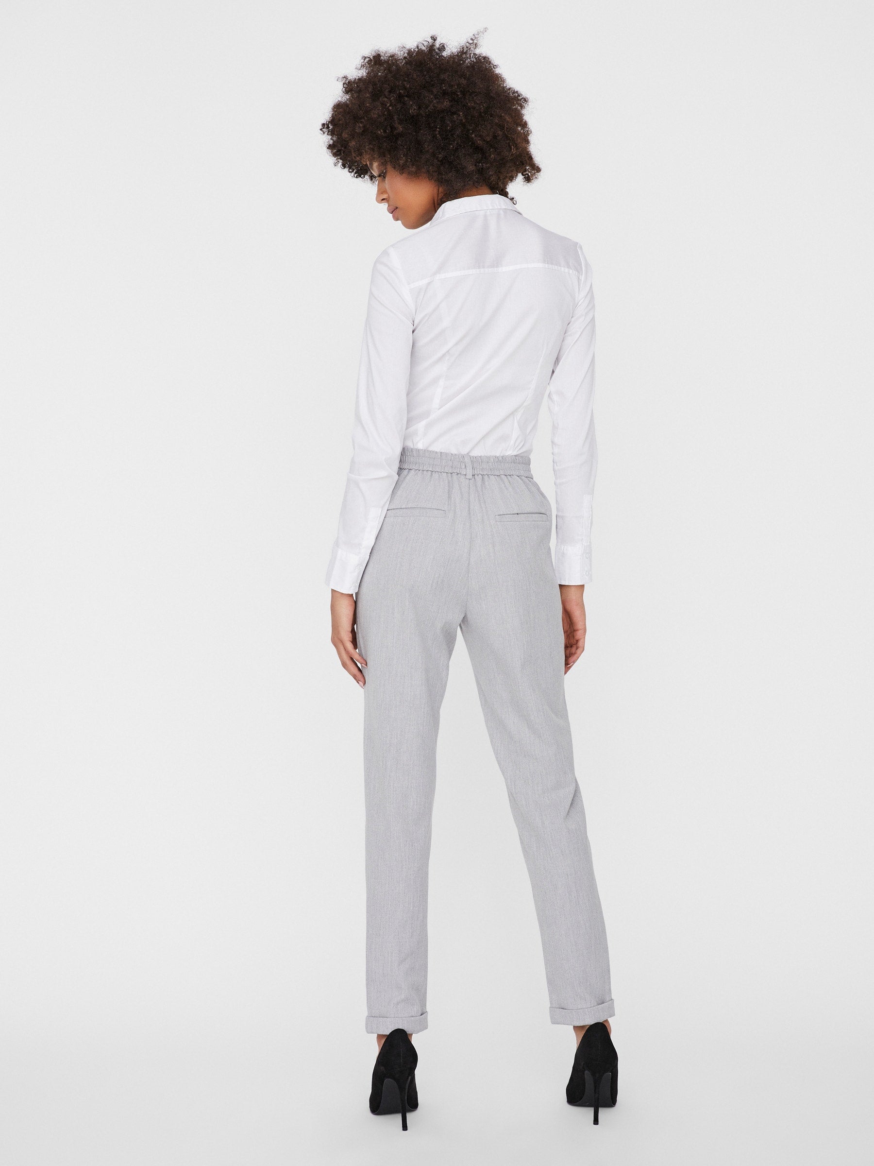 VERO MODA VMMAYA loose solid pant in black - Image 2