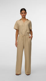 VERO MODA VMMELANEY loose pant in overcast melange - Image 1
