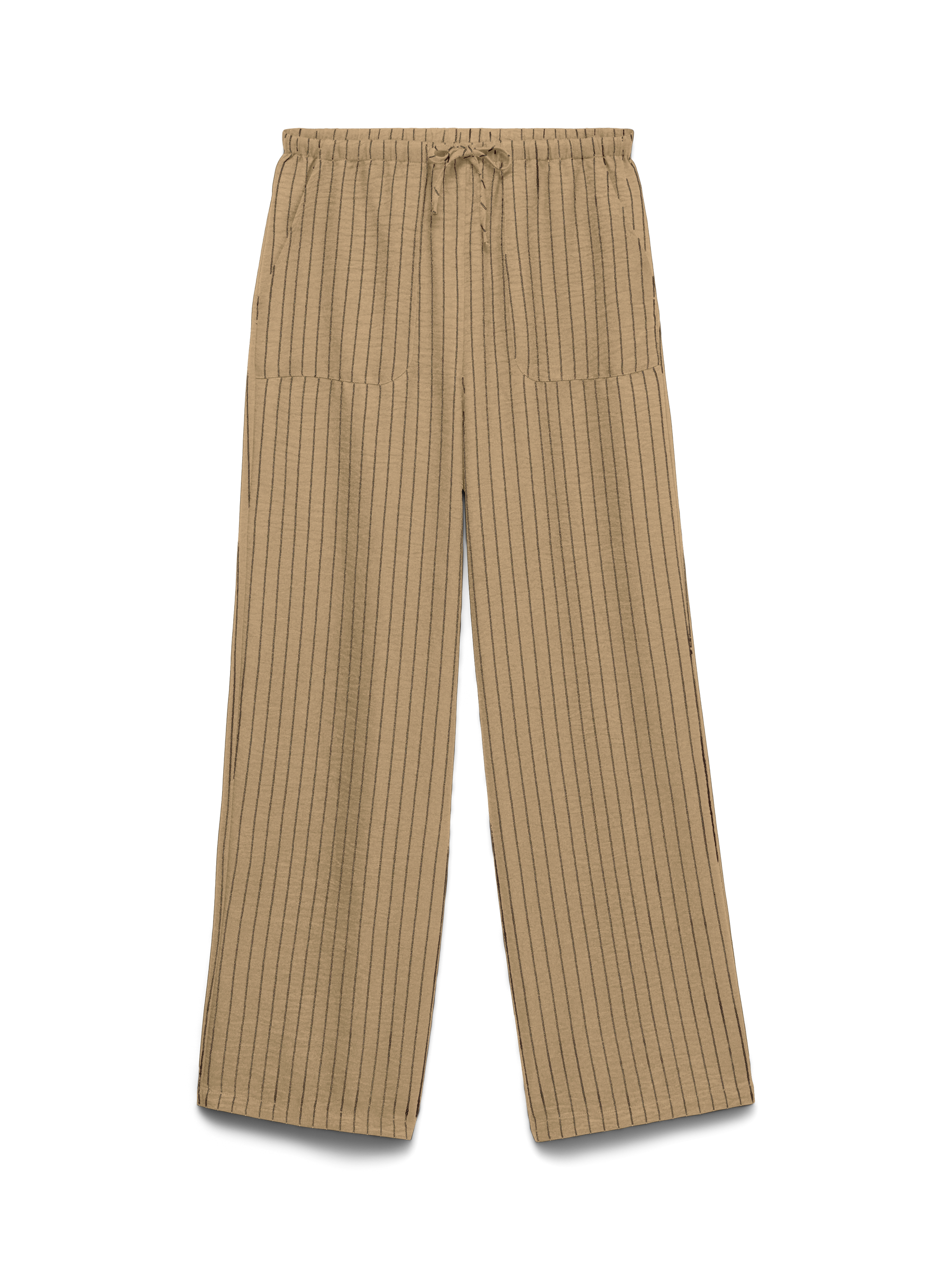 VERO MODA VMMELANEY loose pant in overcast melange - Image 3