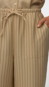 VERO MODA VMMELANEY loose pant in overcast melange - Image 5