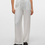 VERO MODA VMMELANEY loose pant in snow white - Image 1