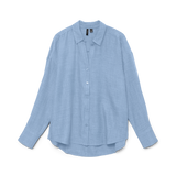 VERO MODA VMMELANEY queeny shirt in chambray blue - Image 3