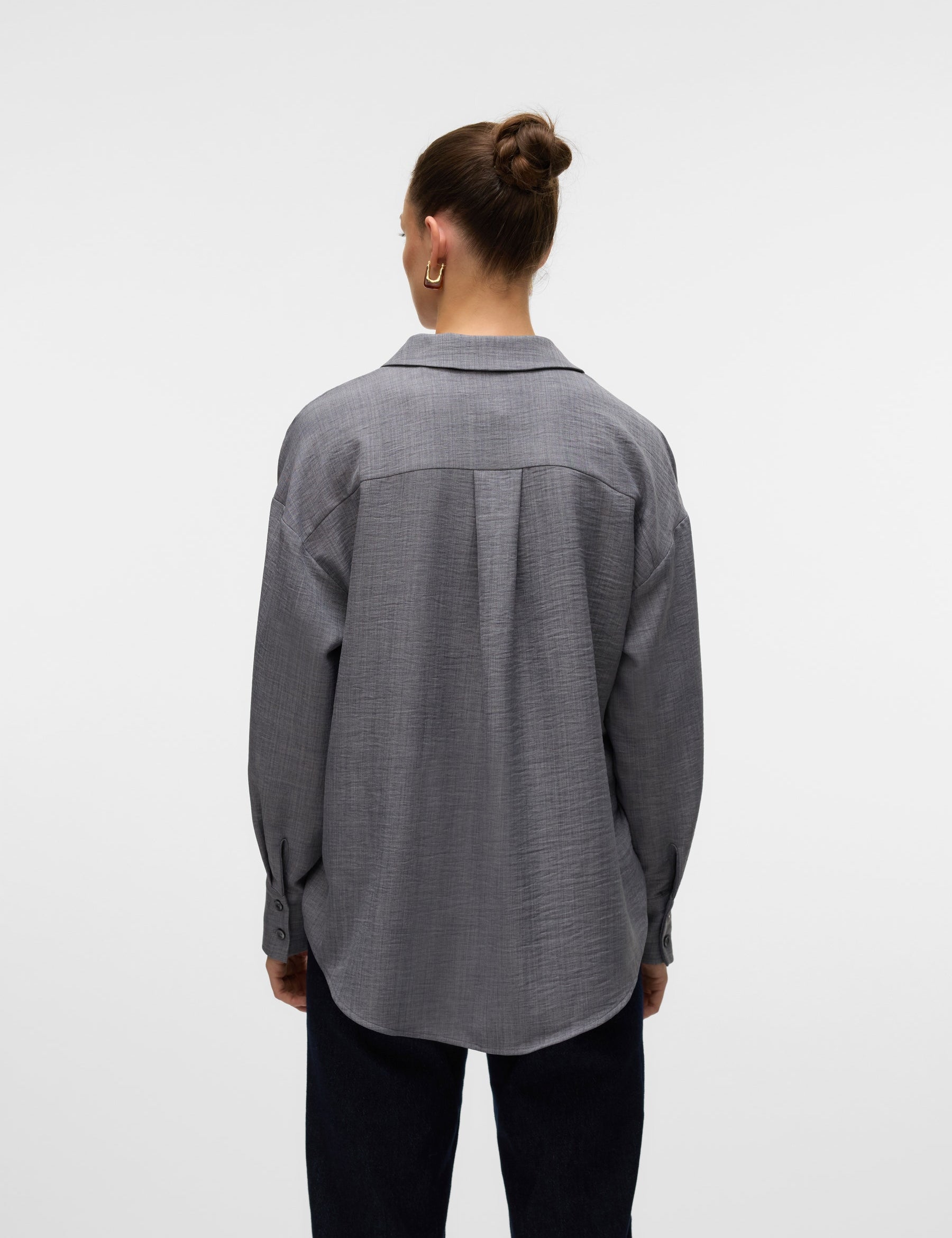 VERO MODA VMMELANEY queeny shirt in excalibur - Image 2