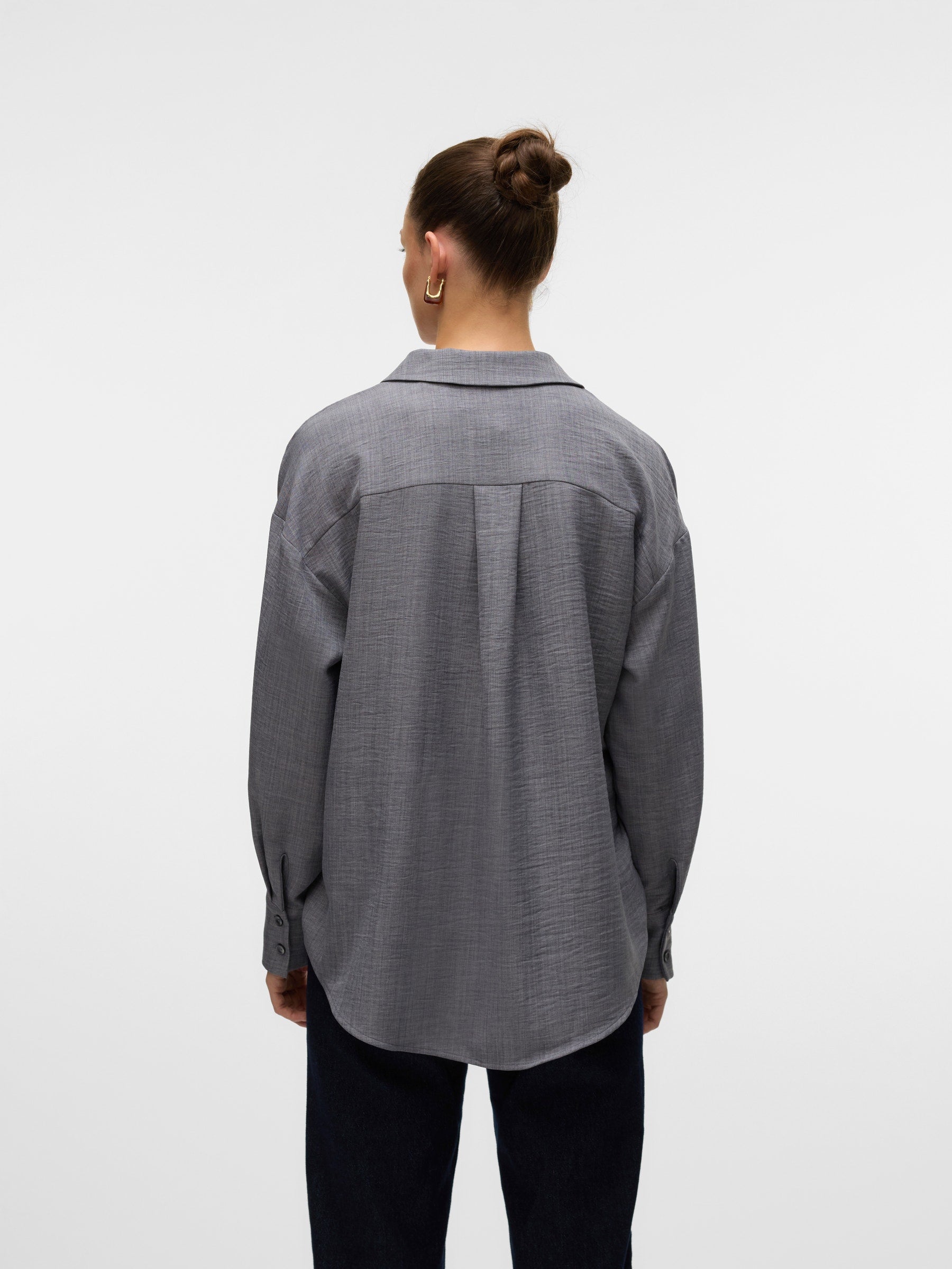 VERO MODA VMMELANEY queeny shirt in excalibur - Image 2