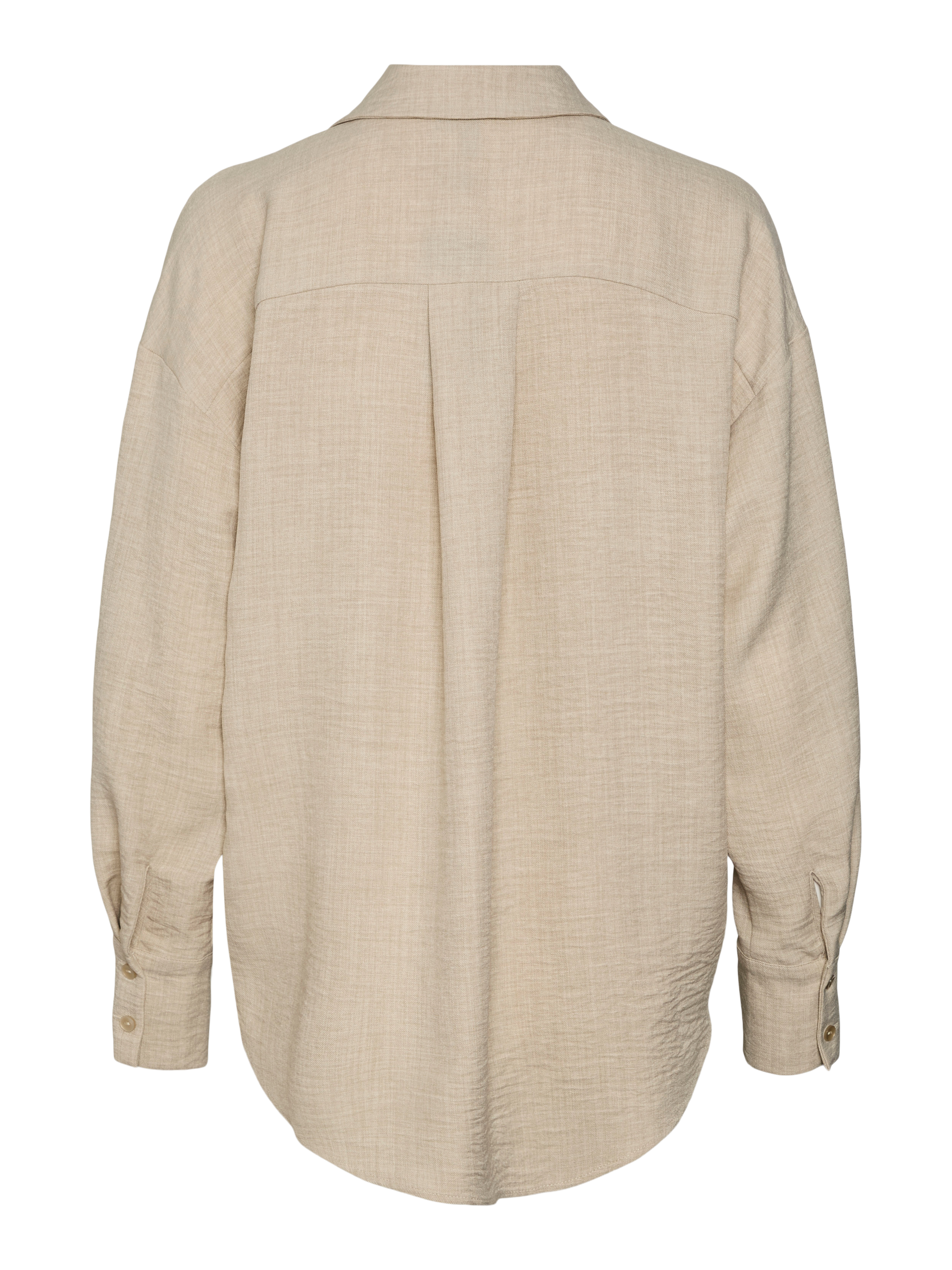 VERO MODA VMMELANEY queeny shirt in overcast melange - Image 4