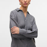 VERO MODA VMMELANEY queeny shirt in excalibur - Image 5