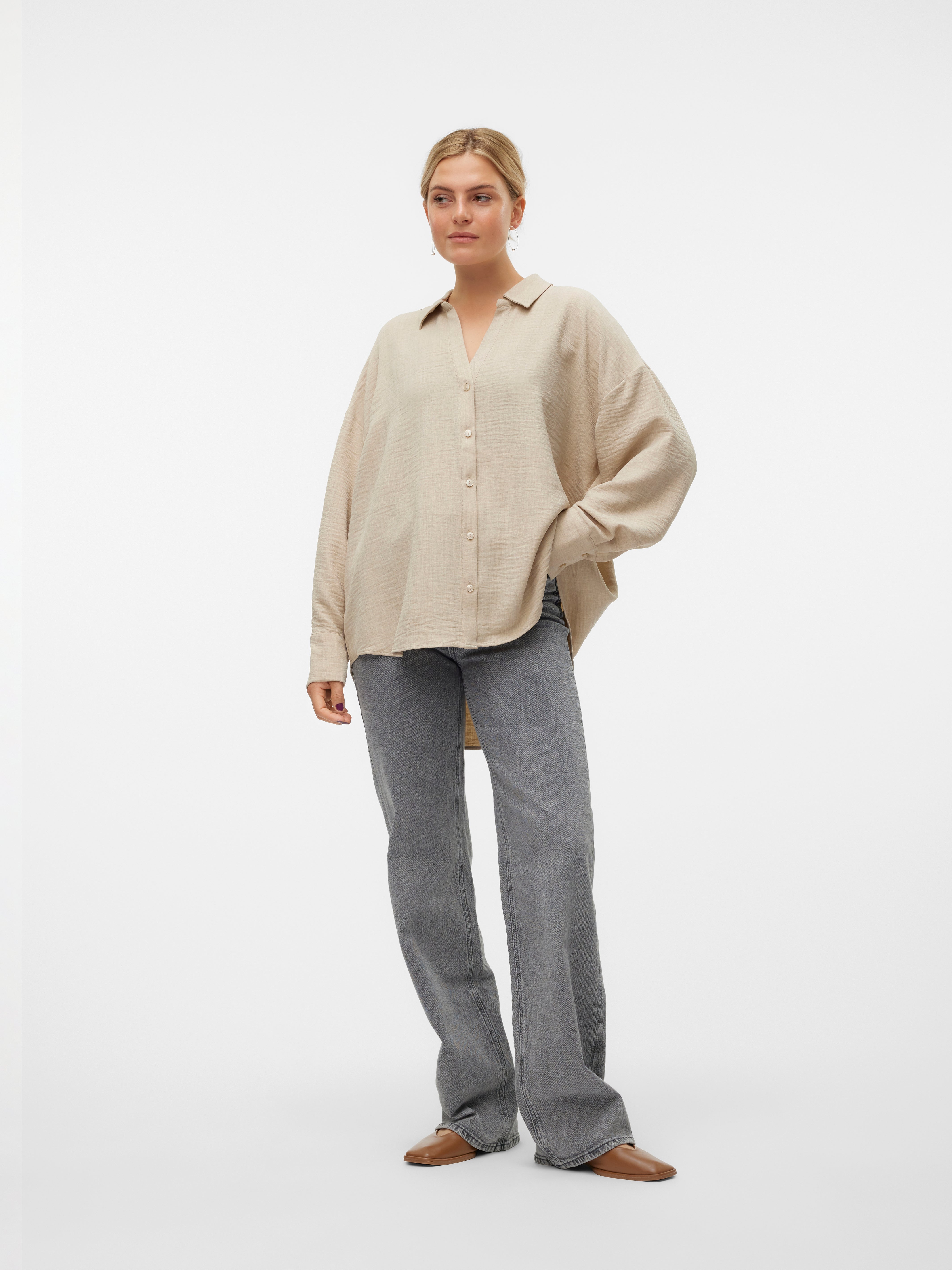 VERO MODA VMMELANEY queeny shirt - overcast
