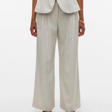 VERO MODA VMMIKELA wide pants in birch melange as sample - Image 1
