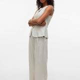 VERO MODA VMMIKELA wide pants in birch melange as sample - Image 5