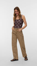 VERO MODA VMMILLION square top in griffin - Image 1