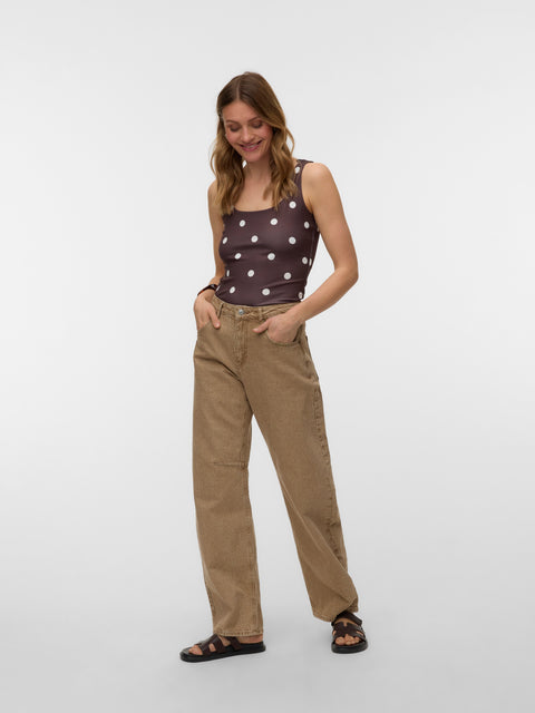 VERO MODA VMMILLION square top in griffin