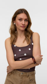 VERO MODA VMMILLION square top in griffin - Image 4