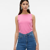 VERO MODA VMMILLION square top - pink cosmos