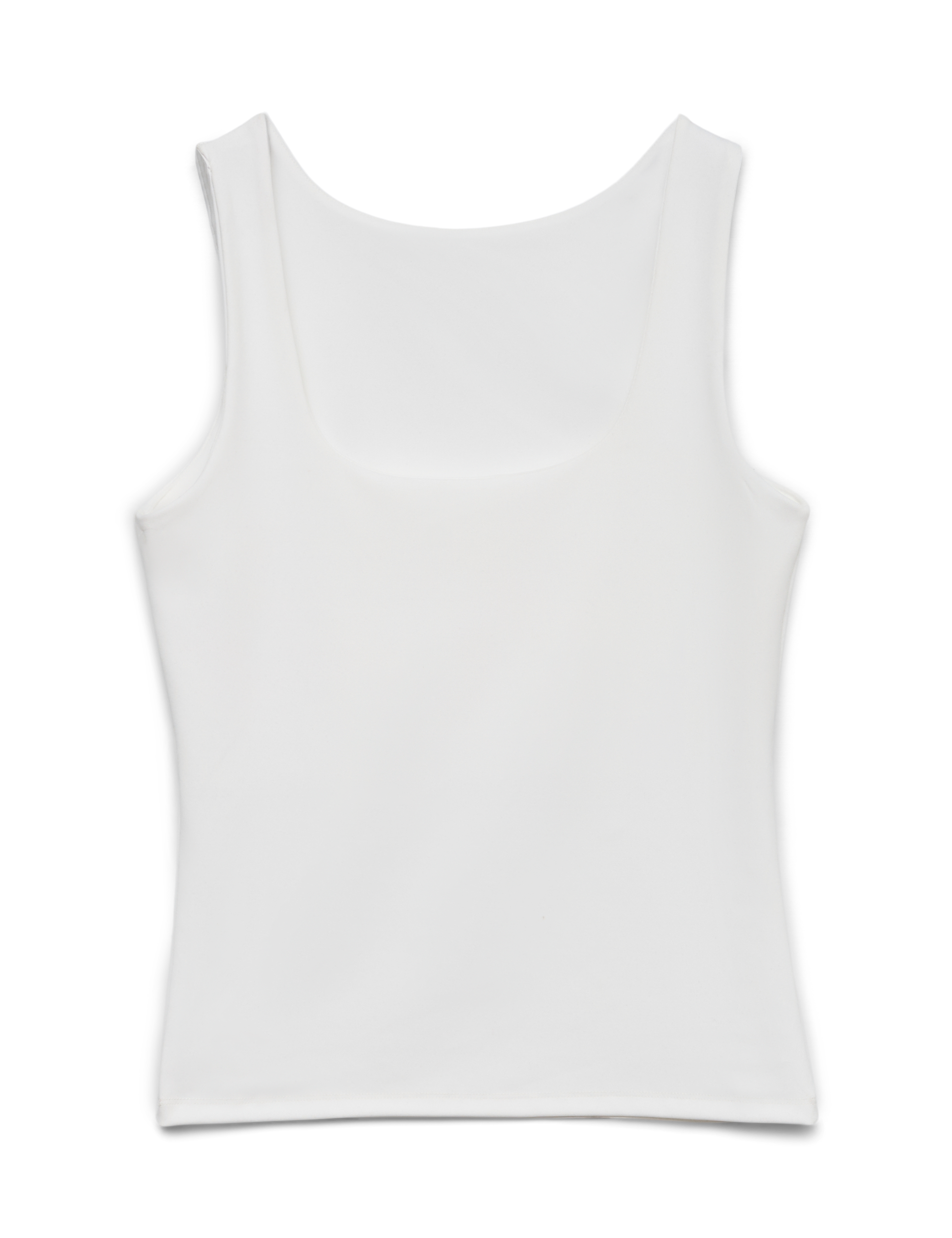 VERO MODA VMMILLION square top - bright white