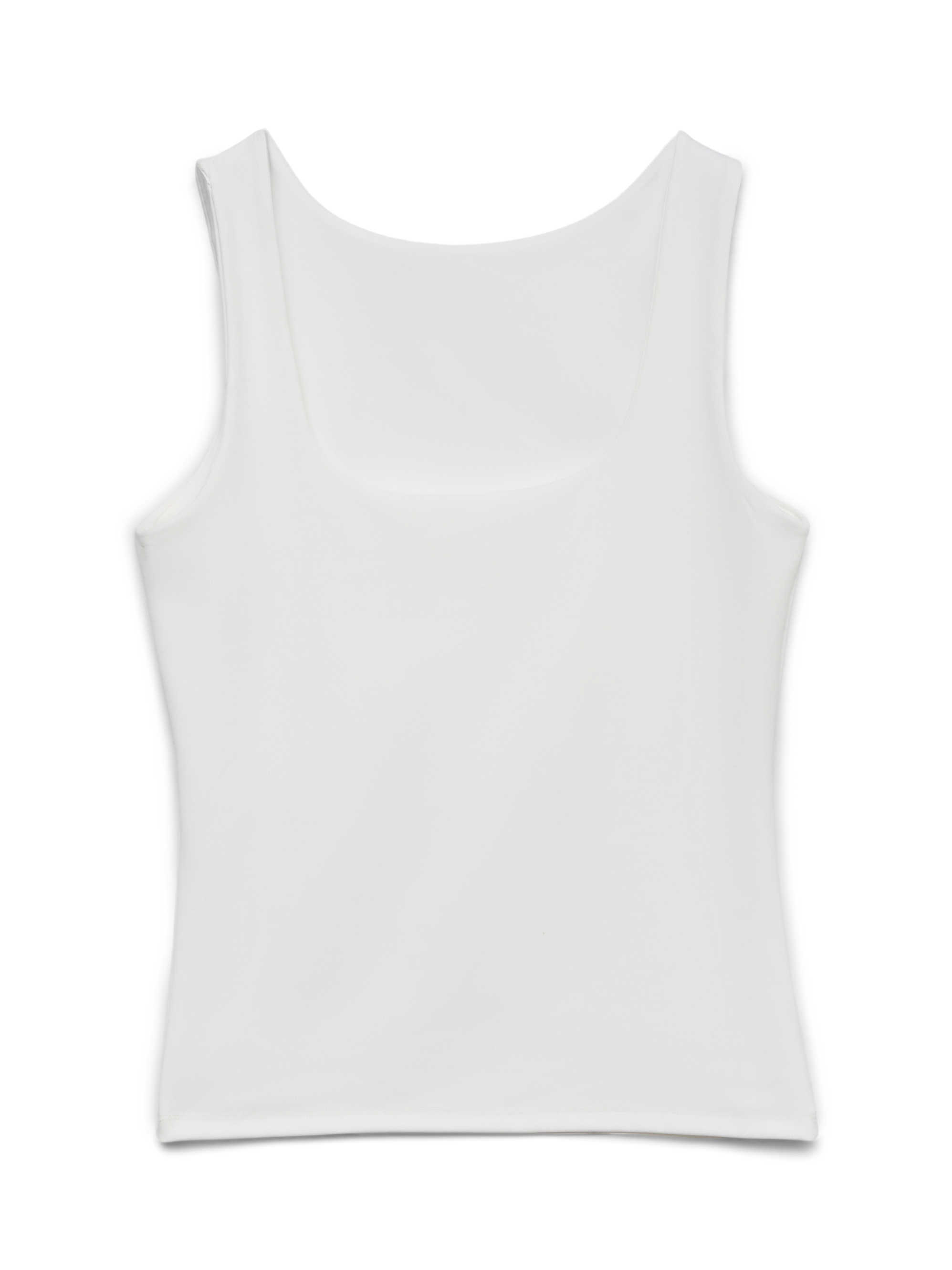 VERO MODA VMMILLION square top - bright white