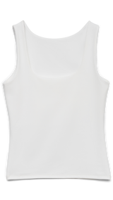 VERO MODA VMMILLION square top - bright white