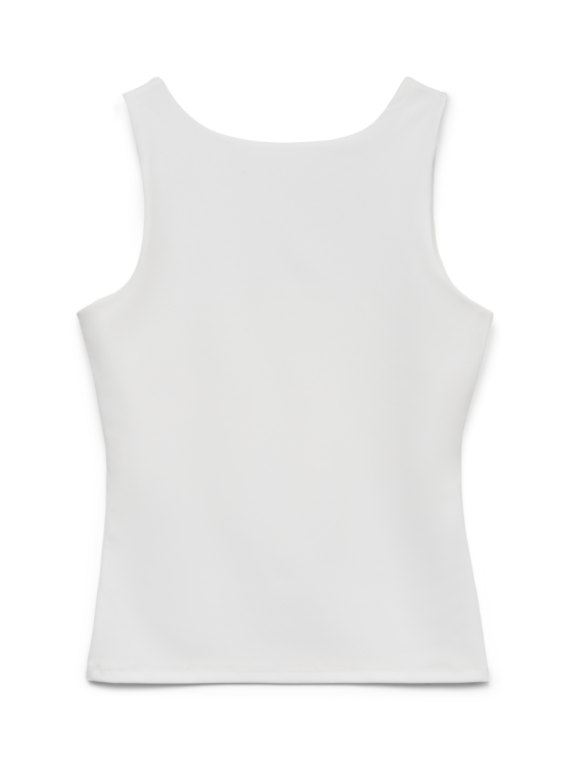 VERO MODA VMMILLION square top - bright white