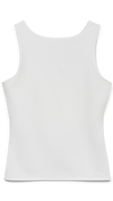 VERO MODA VMMILLION square top - bright white