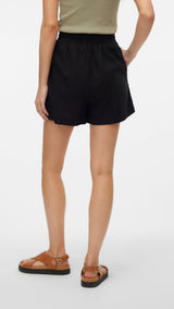 VERO MODA VMMYMILO paperbag shorts boo in black - Image 2