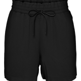 VERO MODA VMMYMILO paperbag shorts boo in black - Image 3
