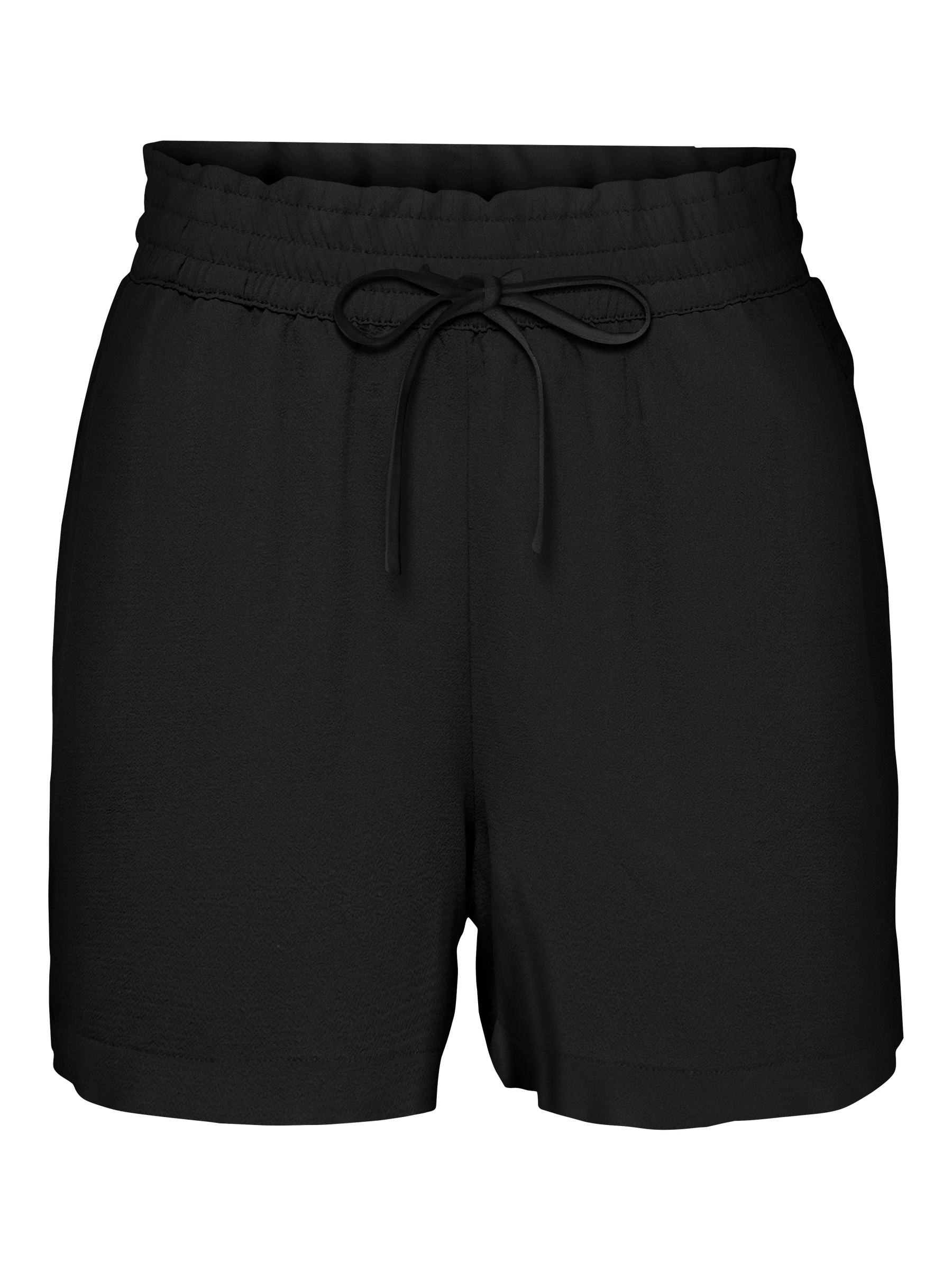 VERO MODA VMMYMILO paperbag shorts boo in black - Image 3