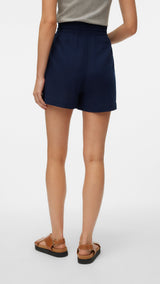 VERO MODA VMMYMILO paperbag shorts boo in navy blazer - Image 2
