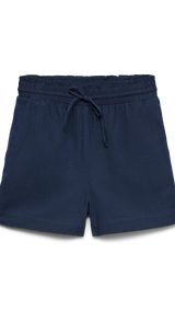 VERO MODA VMMYMILO paperbag shorts boo in navy blazer - Image 3