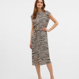 VERO MODA VMMYMILO calf shirt dress in black - Image 1
