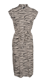 VERO MODA VMMYMILO calf shirt dress in black - Image 3