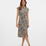 VERO MODA VMMYMILO calf shirt dress in black - Image 4