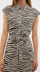 VERO MODA VMMYMILO calf shirt dress in black - Image 6