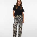 VERO MODA VMMYMILO o-neck top boo in silver lining - Image 1