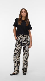 VERO MODA VMMYMILO o-neck top boo in silver lining - Image 1